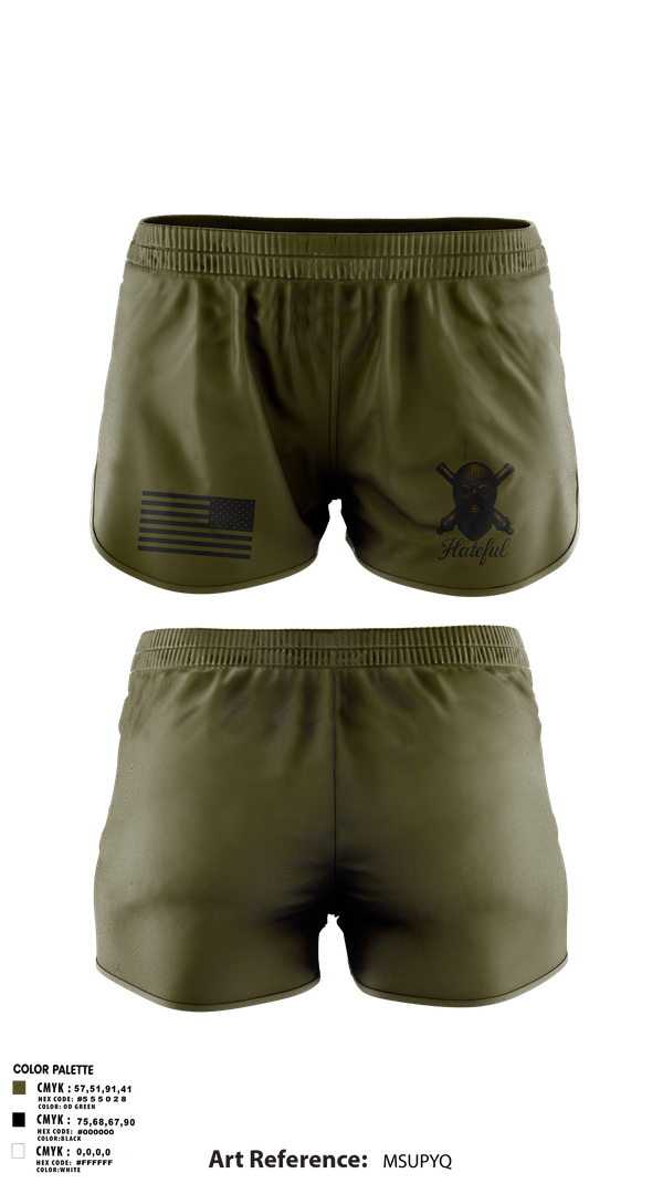 Ranger Panties, Hateful Hotel 2nd Plt, , Teamtime, Team time, sublimation, custom sports apparel, team uniforms, spirit wear, spiritwear, sports uniforms, custom shirts, team store, custom team store, fundraiser sports, apparel fundraiser