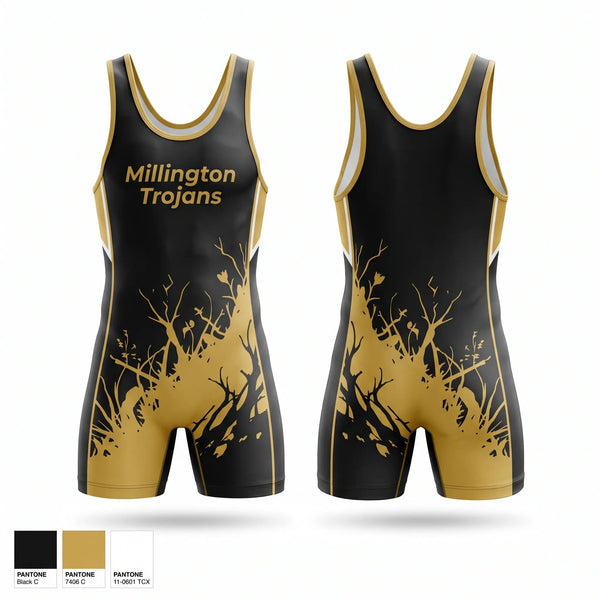 Wrestling Singlet, Millington Trojans, Wrestling, Teamtime, Team time, sublimation, custom sports apparel, team uniforms, spirit wear, spiritwear, sports uniforms, custom shirts, team store, custom team store, fundraiser sports, apparel fundraiser
