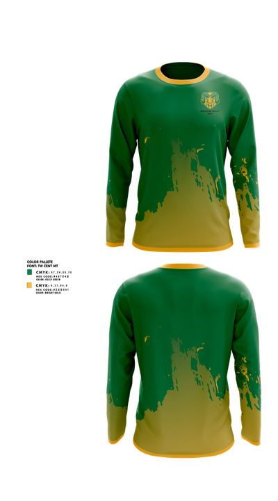 Wyalusing Valley Senior High School Golf 42348847 Long Sleeve Performance Shirt 1