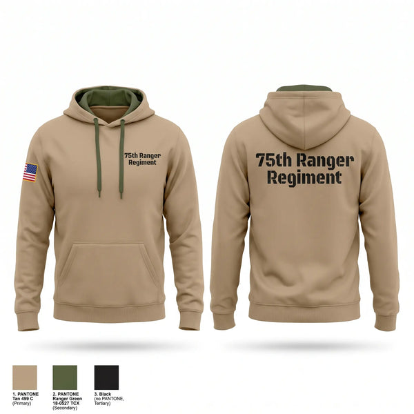Hoodie, 75th Ranger Regiment, Army, Teamtime, Team time, sublimation, custom sports apparel, team uniforms, spirit wear, spiritwear, sports uniforms, custom shirts, team store, custom team store, fundraiser sports, apparel fundraiser