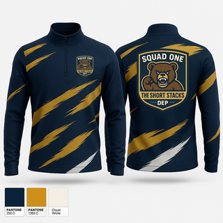 Quarter Zip Jacket, DEP Police Squad One, , Teamtime, Team time, sublimation, custom sports apparel, team uniforms, spirit wear, spiritwear, sports uniforms, custom shirts, team store, custom team store, fundraiser sports, apparel fundraiser