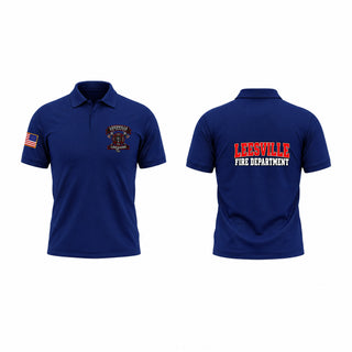 Short Sleeve Performance Polo, Leesville fire department, Fire Department, Teamtime, Team time, sublimation, custom sports apparel, team uniforms, spirit wear, spiritwear, sports uniforms, custom shirts, team store, custom team store, fundraiser sports, apparel fundraiser