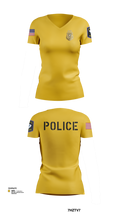 New Ellenton Police Department 612730 Women's Short Sleeve V-neck Shirt - 2