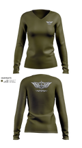 SRRG-SRT Women's Long Sleeve V-neck Shirt - 25