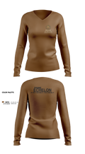 Prime Echelon 30866981 Women's Long Sleeve V-neck Shirt - 2