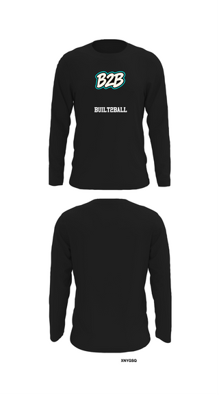 Long Sleeve Performance Shirt, Built2Ball, Women's Basketball, Teamtime, Team time, sublimation, custom sports apparel, team uniforms, spirit wear, spiritwear, sports uniforms, custom shirts, team store, custom team store, fundraiser sports, apparel fundraiser