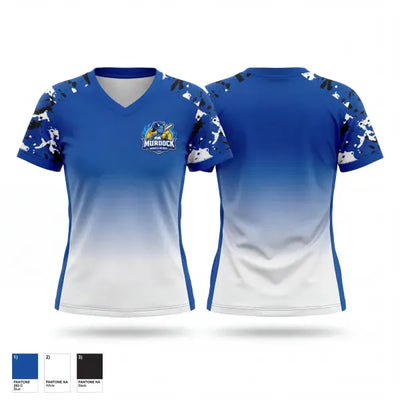 Murdock Middle School 30836827 Women's Short Sleeve V-neck Shirt - 1