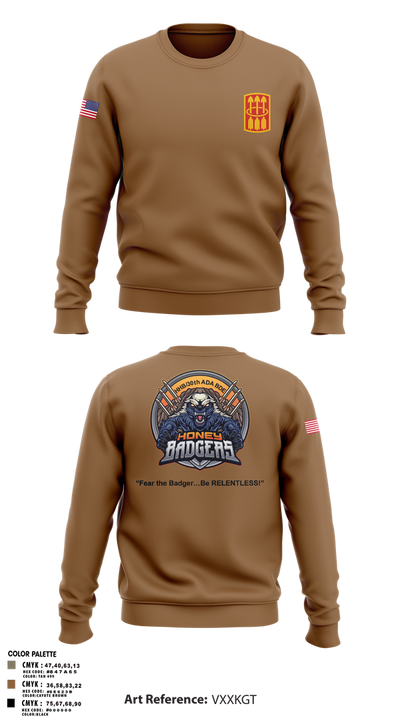 Honey Badgers / 30X 25750949 Crew Neck Sweatshirt - 2