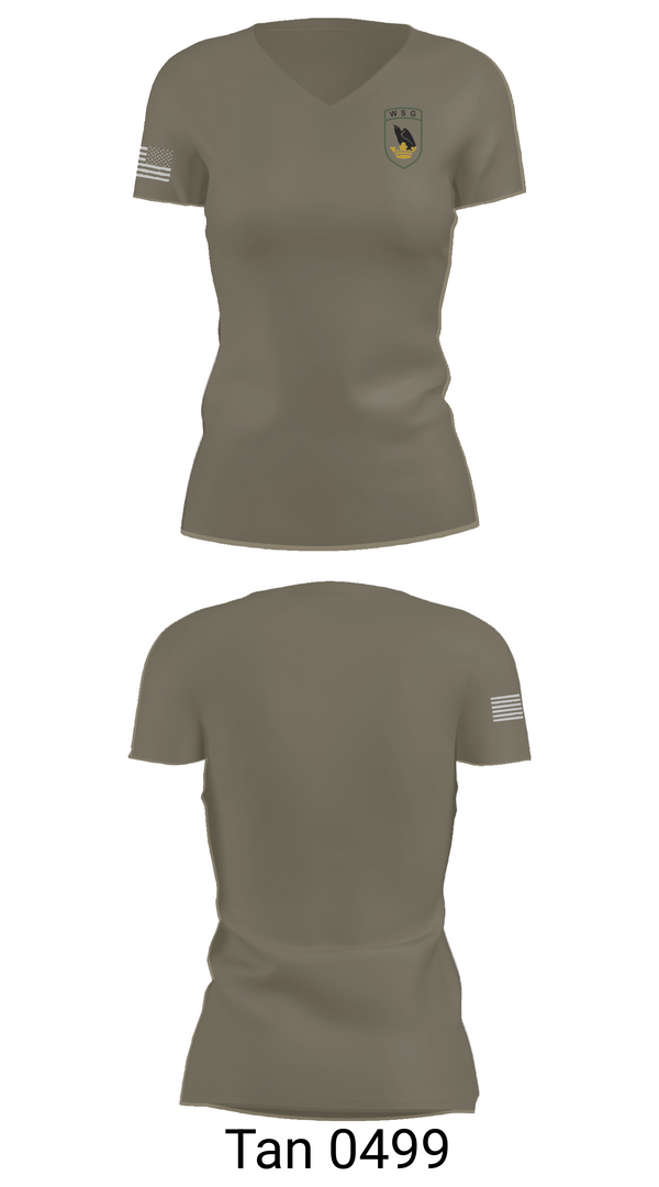 Womens Short Sleeve Vneck Shirt, Washington State Guard, National Guard, Teamtime, Team time, sublimation, custom sports apparel, team uniforms, spirit wear, spiritwear, sports uniforms, custom shirts, team store, custom team store, fundraiser sports, apparel fundraiser