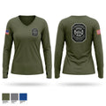 US Park Police Women's Long Sleeve V-neck Shirt - 1