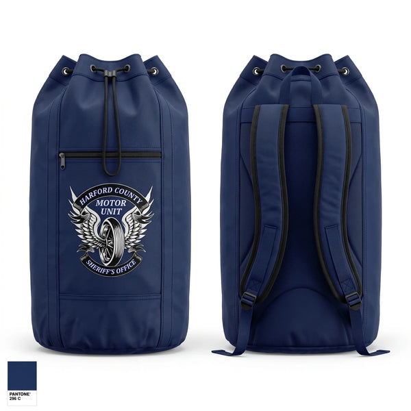 Gear Bag, Harford County Sheriff's Office Motor Unit, Police, Teamtime, Team time, sublimation, custom sports apparel, team uniforms, spirit wear, spiritwear, sports uniforms, custom shirts, team store, custom team store, fundraiser sports, apparel fundraiser