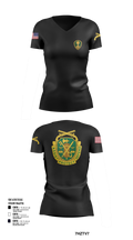 785th Military Police Battalion 97173426 Women's Short Sleeve V-neck Shirt - 102