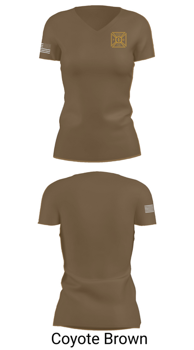 Averill Park-Sand Lake Fire Department 12874651 Women's Short Sleeve V-neck Shirt - 8