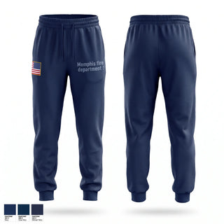 Sweatpants, Memphis fire department, Fire Department, Teamtime, Team time, sublimation, custom sports apparel, team uniforms, spirit wear, spiritwear, sports uniforms, custom shirts, team store, custom team store, fundraiser sports, apparel fundraiser