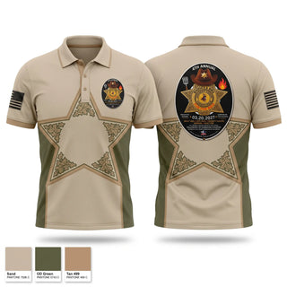 Short Sleeve Performance Polo, Scotland County Sheriff's Office, Police, Teamtime, Team time, sublimation, custom sports apparel, team uniforms, spirit wear, spiritwear, sports uniforms, custom shirts, team store, custom team store, fundraiser sports, apparel fundraiser