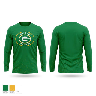 Long Sleeve Performance Shirt, Griffin High School Basketball, Women's Basketball, Teamtime, Team time, sublimation, custom sports apparel, team uniforms, spirit wear, spiritwear, sports uniforms, custom shirts, team store, custom team store, fundraiser sports, apparel fundraiser