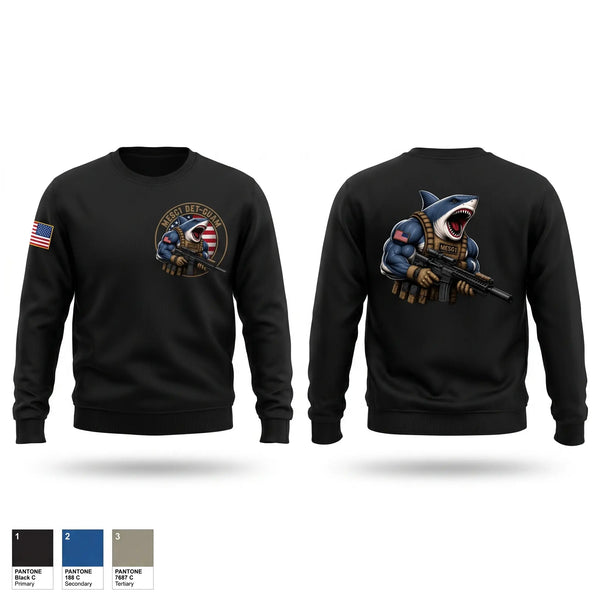 Crew Neck Sweatshirt, MESG1 DET-GUAM COMMAND SHIRT, Navy, Teamtime, Team time, sublimation, custom sports apparel, team uniforms, spirit wear, spiritwear, sports uniforms, custom shirts, team store, custom team store, fundraiser sports, apparel fundraiser