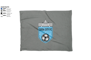 Blanket, Soda City FC, Men's Soccer, Teamtime, Team time, sublimation, custom sports apparel, team uniforms, spirit wear, spiritwear, sports uniforms, custom shirts, team store, custom team store, fundraiser sports, apparel fundraiser