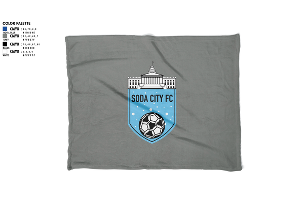 Blanket, Soda City FC, Men's Soccer, Teamtime, Team time, sublimation, custom sports apparel, team uniforms, spirit wear, spiritwear, sports uniforms, custom shirts, team store, custom team store, fundraiser sports, apparel fundraiser