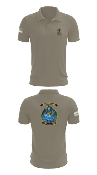 Short Sleeve Performance Polo, C. Co. 1-120 3rd PLT, Army, Teamtime, Team time, sublimation, custom sports apparel, team uniforms, spirit wear, spiritwear, sports uniforms, custom shirts, team store, custom team store, fundraiser sports, apparel fundraiser