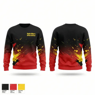 Crew Neck Sweatshirt, Uncle Mike's Grilled Chicken, , Teamtime, Team time, sublimation, custom sports apparel, team uniforms, spirit wear, spiritwear, sports uniforms, custom shirts, team store, custom team store, fundraiser sports, apparel fundraiser