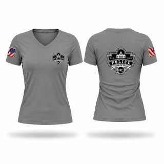 Womens Short Sleeve Vneck Shirt, Sylva Police Department, Police, Teamtime, Team time, sublimation, custom sports apparel, team uniforms, spirit wear, spiritwear, sports uniforms, custom shirts, team store, custom team store, fundraiser sports, apparel fundraiser