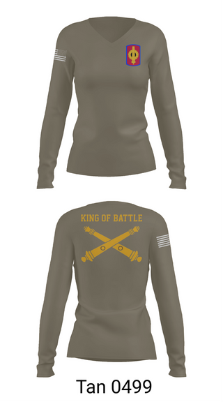 Womens Long Sleeve Vneck Shirt, 130th FAB, , Teamtime, Team time, sublimation, custom sports apparel, team uniforms, spirit wear, spiritwear, sports uniforms, custom shirts, team store, custom team store, fundraiser sports, apparel fundraiser