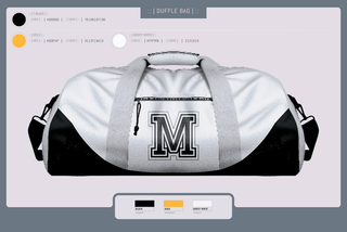 Duffle Bag, Marceline Tigers, , Teamtime, Team time, sublimation, custom sports apparel, team uniforms, spirit wear, spiritwear, sports uniforms, custom shirts, team store, custom team store, fundraiser sports, apparel fundraiser
