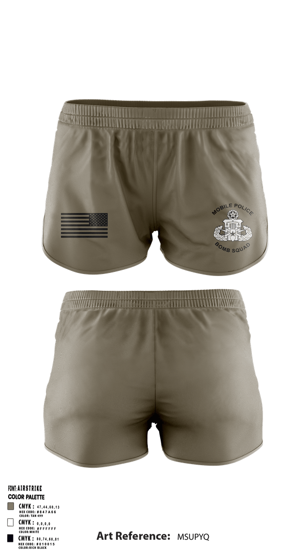 Ranger Panties, Mobile Police Bomb Squad, Police, Teamtime, Team time, sublimation, custom sports apparel, team uniforms, spirit wear, spiritwear, sports uniforms, custom shirts, team store, custom team store, fundraiser sports, apparel fundraiser