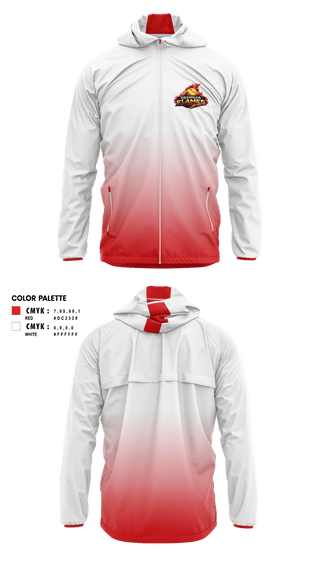 Windbreaker, Georgia Flames, Softball, Teamtime, Team time, sublimation, custom sports apparel, team uniforms, spirit wear, spiritwear, sports uniforms, custom shirts, team store, custom team store, fundraiser sports, apparel fundraiser