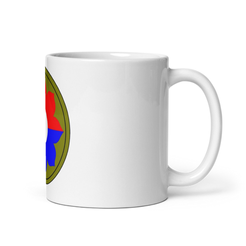 9th inf E company 15372715 White Glossy Mug - Small