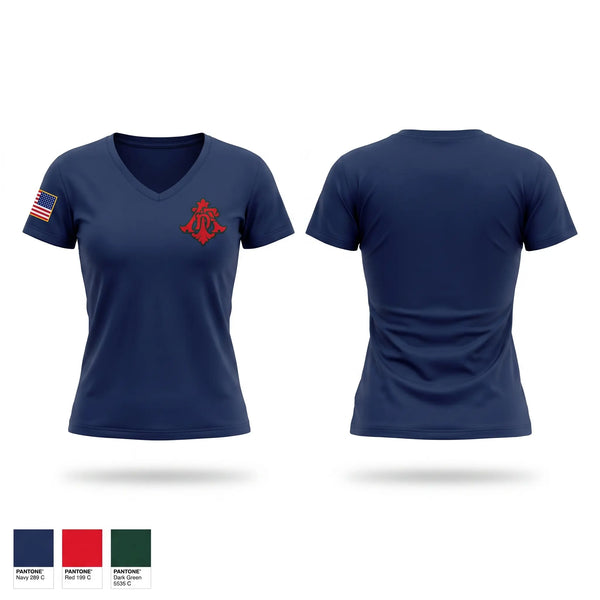 Womens Short Sleeve Vneck Shirt, Auburn, Fire Department, Teamtime, Team time, sublimation, custom sports apparel, team uniforms, spirit wear, spiritwear, sports uniforms, custom shirts, team store, custom team store, fundraiser sports, apparel fundraiser