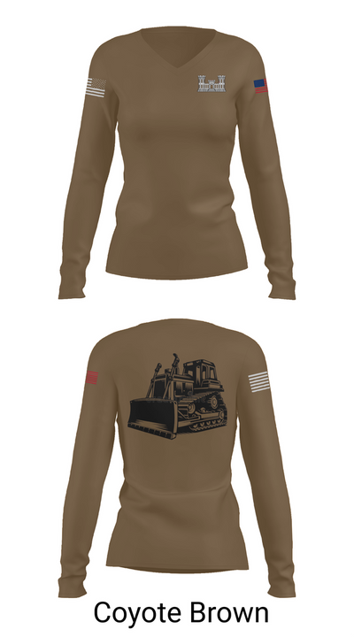 A co 229th Heavy 11453419 Women's Long Sleeve V-neck Shirt - 17