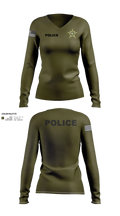 St. Joseph County Police Department 17172359 Women's Long Sleeve V-neck Shirt - 82