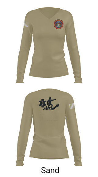 Womens Long Sleeve Vneck Shirt, Sussex County Paramedics, , Teamtime, Team time, sublimation, custom sports apparel, team uniforms, spirit wear, spiritwear, sports uniforms, custom shirts, team store, custom team store, fundraiser sports, apparel fundraiser