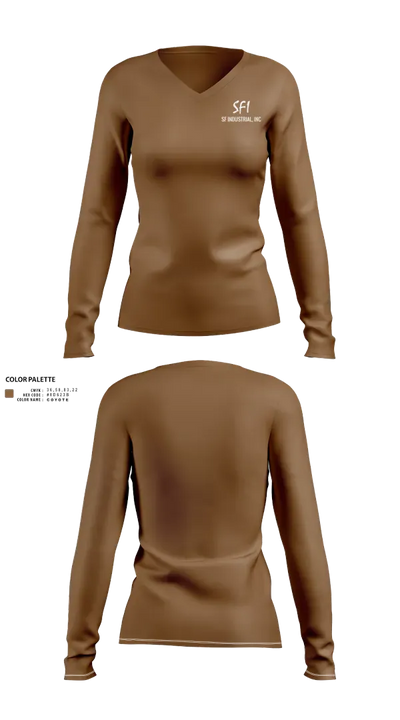 HAVOC 73196070 Women's Long Sleeve V-neck Shirt - 21