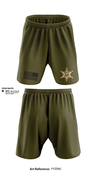 Athletic Shorts With Pockets, Greene County Sheriff, Police, Teamtime, Team time, sublimation, custom sports apparel, team uniforms, spirit wear, spiritwear, sports uniforms, custom shirts, team store, custom team store, fundraiser sports, apparel fundraiser