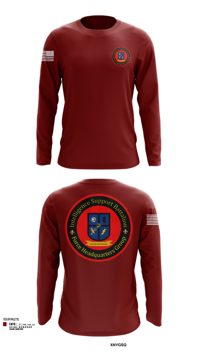 Intelligence Support Battalion 57442174 Long Sleeve Performance Shirt 102
