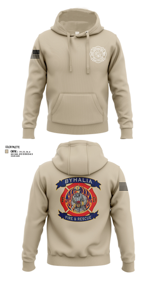 Hoodie, Byhalia Fire and Rescue, Fire Department, Teamtime, Team time, sublimation, custom sports apparel, team uniforms, spirit wear, spiritwear, sports uniforms, custom shirts, team store, custom team store, fundraiser sports, apparel fundraiser
