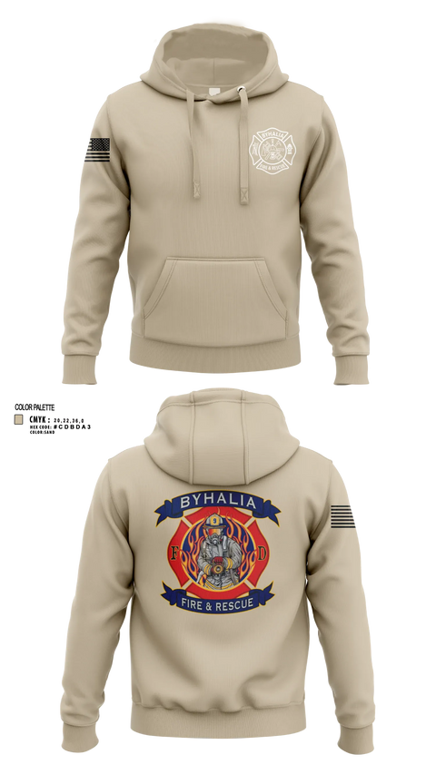 Hoodie, Byhalia Fire and Rescue, Fire Department, Teamtime, Team time, sublimation, custom sports apparel, team uniforms, spirit wear, spiritwear, sports uniforms, custom shirts, team store, custom team store, fundraiser sports, apparel fundraiser