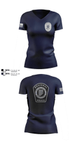 Beaver Valley Regional Police Department  Women's Short Sleeve V-neck Shirt - 3