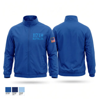 Windbreaker, 1-17th buffalos, Army, Teamtime, Team time, sublimation, custom sports apparel, team uniforms, spirit wear, spiritwear, sports uniforms, custom shirts, team store, custom team store, fundraiser sports, apparel fundraiser