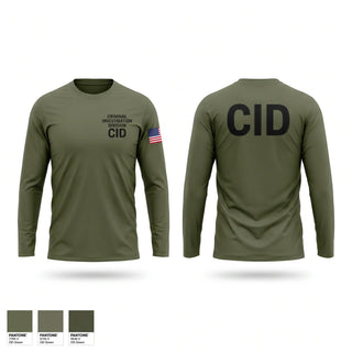 Long Sleeve Performance Shirt, Criminal Investigation Division, Police, Teamtime, Team time, sublimation, custom sports apparel, team uniforms, spirit wear, spiritwear, sports uniforms, custom shirts, team store, custom team store, fundraiser sports, apparel fundraiser