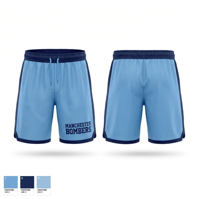 Manchester Bombers Athletic Shorts With Pockets - 1