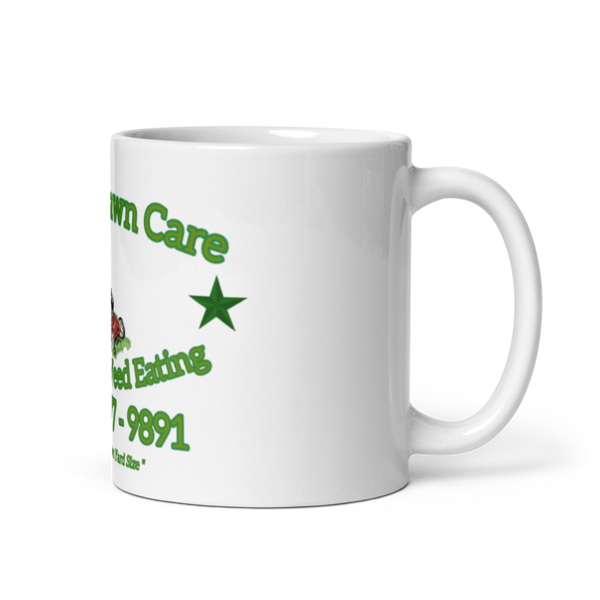 Jaydons Lawn Care 31695276 White Glossy Mug - Small