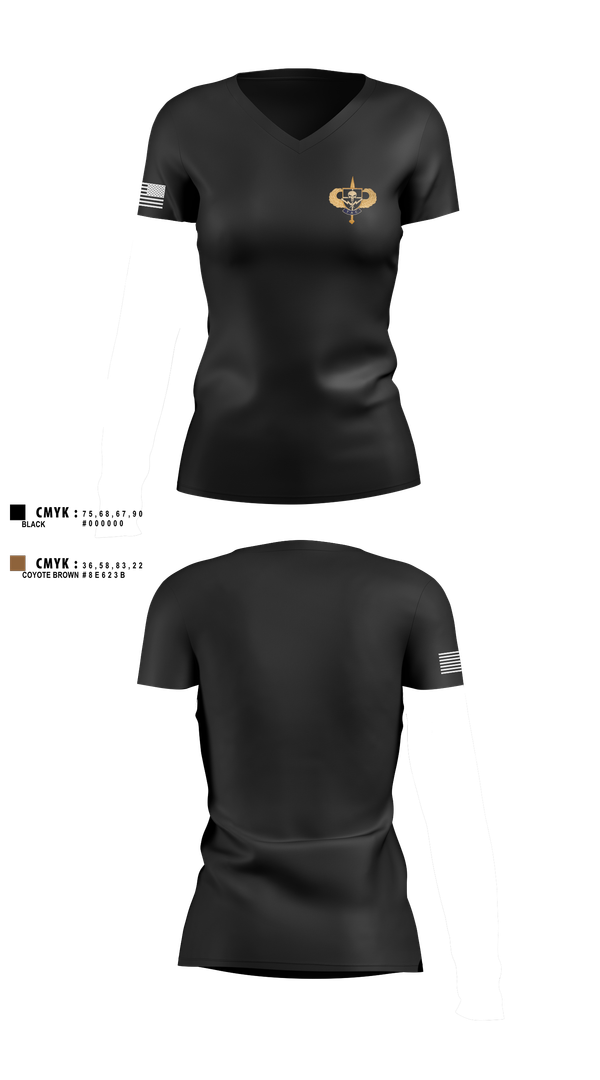 Womens Short Sleeve Vneck Shirt, Barren County TAC Team, , Teamtime, Team time, sublimation, custom sports apparel, team uniforms, spirit wear, spiritwear, sports uniforms, custom shirts, team store, custom team store, fundraiser sports, apparel fundraiser