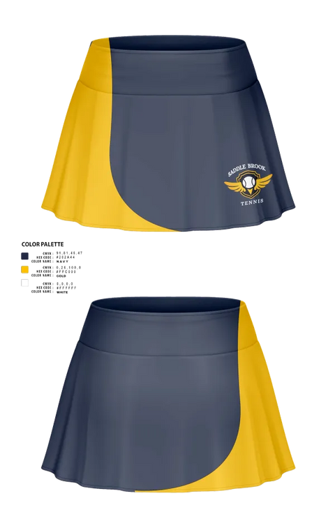 Skort, Saddle Brook Tennis, Tennis, Teamtime, Team time, sublimation, custom sports apparel, team uniforms, spirit wear, spiritwear, sports uniforms, custom shirts, team store, custom team store, fundraiser sports, apparel fundraiser