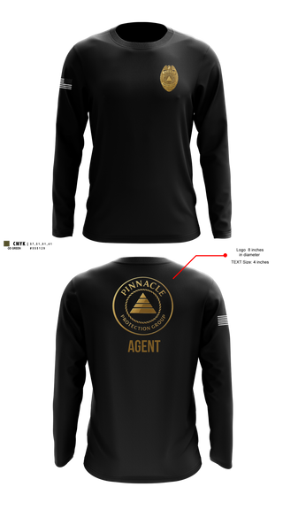 Long Sleeve Performance Shirt, Pinnacle Protection Group, , Teamtime, Team time, sublimation, custom sports apparel, team uniforms, spirit wear, spiritwear, sports uniforms, custom shirts, team store, custom team store, fundraiser sports, apparel fundraiser