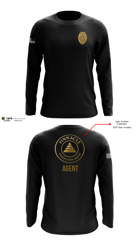 Long Sleeve Performance Shirt, Pinnacle Protection Group, , Teamtime, Team time, sublimation, custom sports apparel, team uniforms, spirit wear, spiritwear, sports uniforms, custom shirts, team store, custom team store, fundraiser sports, apparel fundraiser