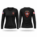 FDC Philadelphia DCT Women's Long Sleeve V-neck Shirt - 1